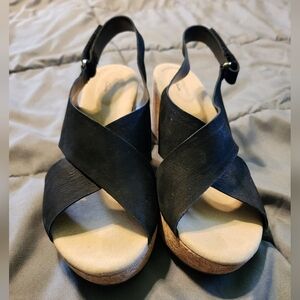 Clark's Annadel Eirwyn Wedge Sandals 10 wide